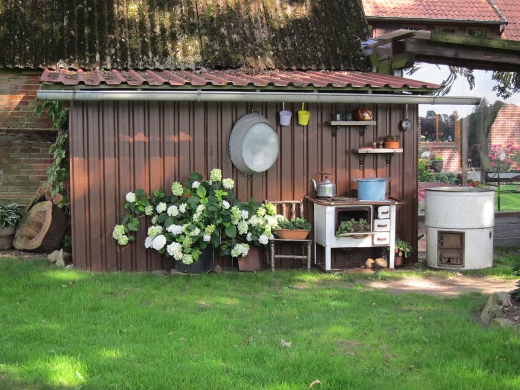 Gartengestaltung mit viel Liebe zum Detail im Melkhus Heber